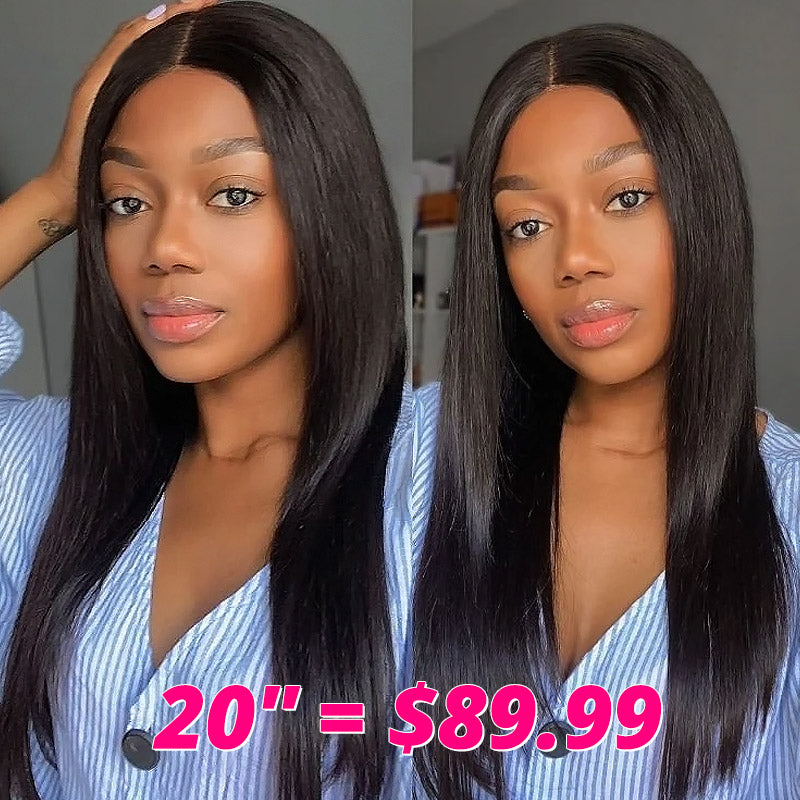 [Mother's Day Sale] $89.99 For 13x4 Straight Hair Lace Front Wigs 20'' USA Shipping No Code Needed