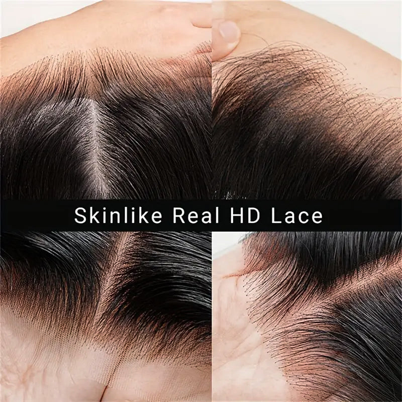 【40Inch Long Wig】Allove Bleach Knots & Pre Pulacked 13x4 Skinlike Real HD Full Lace Front Virgin Human Hair Wig 250% Density - AlloveHair