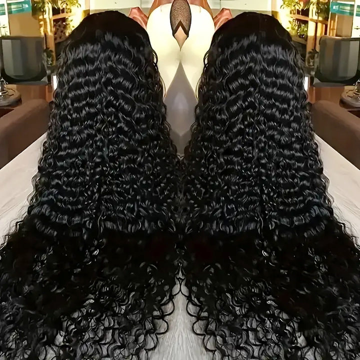 【40Inch Long Wig】Allove Bleach Knots & Pre Pulacked 13x4 Skinlike Real HD Full Lace Front Virgin Human Hair Wig 250% Density - AlloveHair