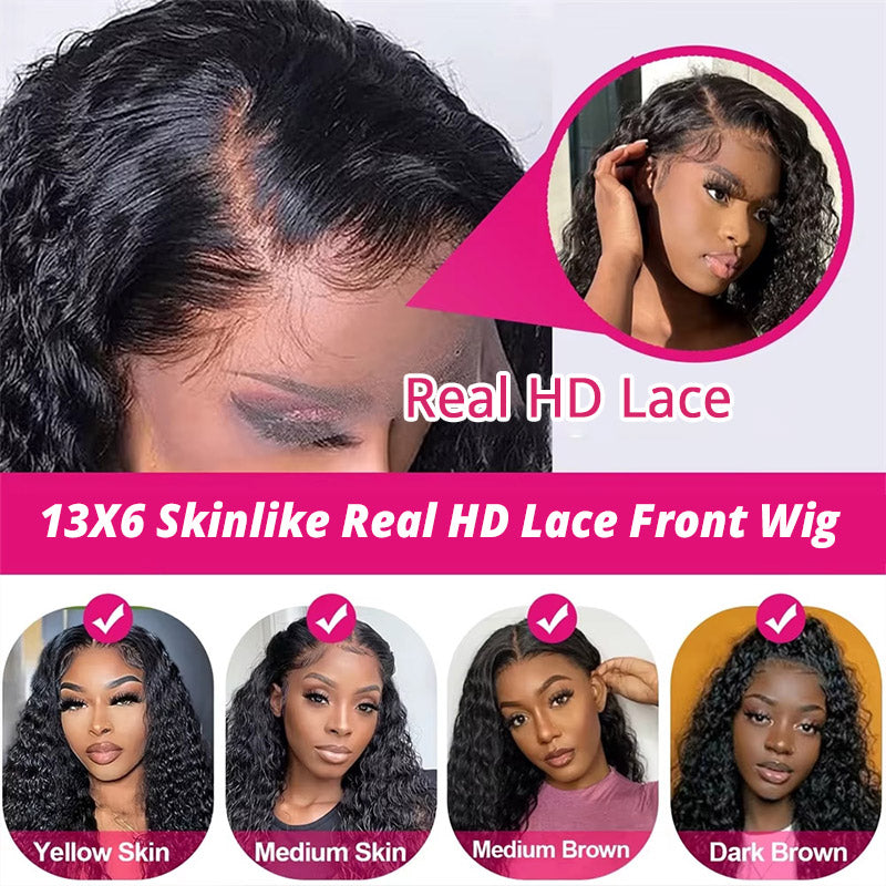 【40Inch Long Wig】Allove Bleach Knots & Pre Plucked 13x6 Real HD Invisible Full Lace Front Human Hair Wigs - AlloveHair