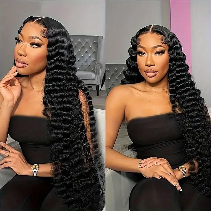 【40Inch Long Wig】Allove Bleach Knots & Pre Plucked 13x6 Real HD Invisible Full Lace Front Human Hair Wigs - AlloveHair