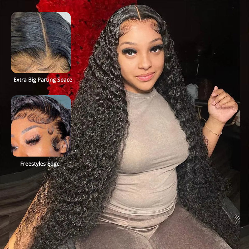 【40Inch Long Wig】Allove Bleach Knots & Pre Plucked 13x6 Real HD Invisible Full Lace Front Human Hair Wigs - AlloveHair