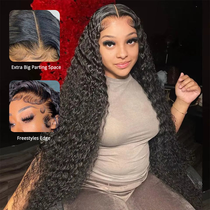 【40Inch Long Wig】Allove Bleach Knots & Pre Plucked 13x6 Real HD Invisible Full Lace Front Human Hair Wigs - AlloveHair