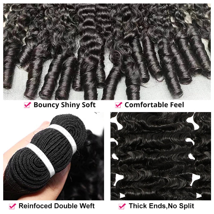 Allove Hair 12A Raw Burmese Curly 3 Bundles 100% Virgin Unprocessed Human Hair Extension - AlloveHair