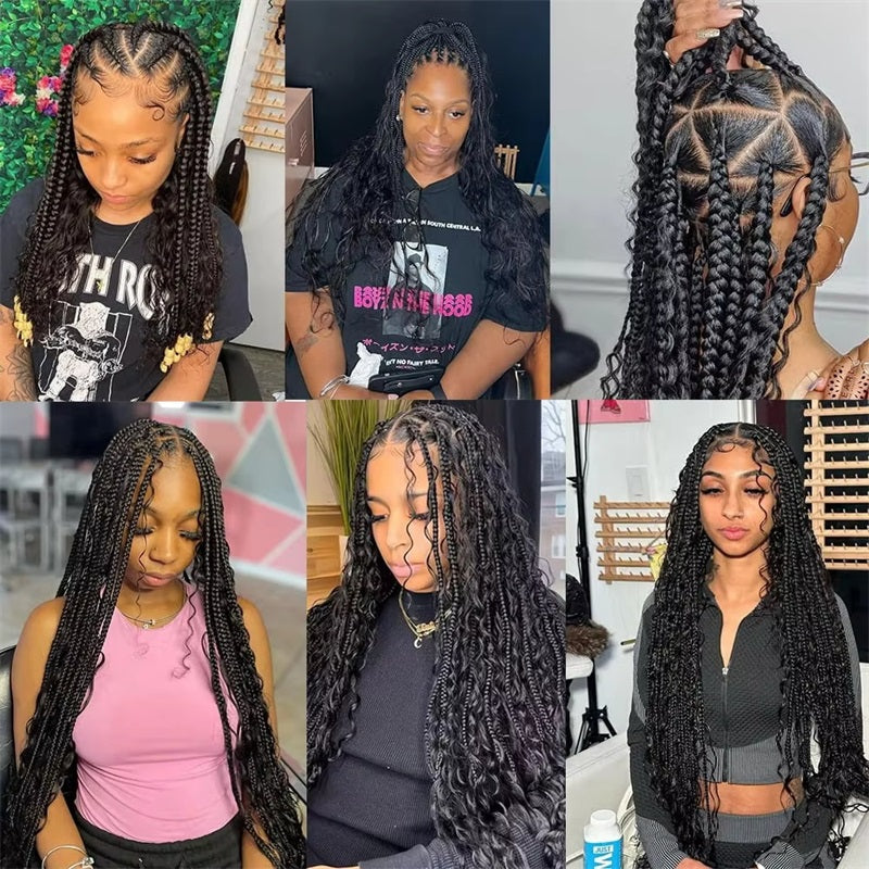Overnight Shipping Deep Wave Bulk Human Hair For Braiding No Weft 100% Human Hair Extensions - AlloveHair
