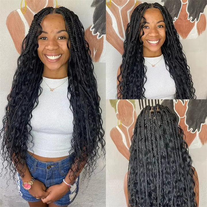 Overnight Shipping Deep Wave Bulk Human Hair For Braiding No Weft 100% Human Hair Extensions - AlloveHair