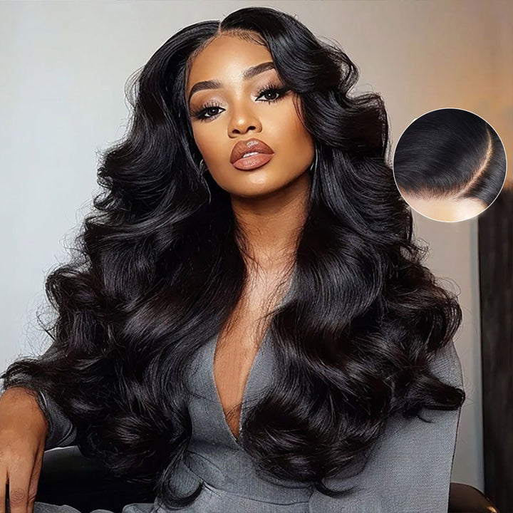 Allove 30 Inch Body Wave Glueless 7x6 HD Lace Wigs Human Hair Pre Plucked with Natural Hairline Baby Hair 180% Density - AlloveHair
