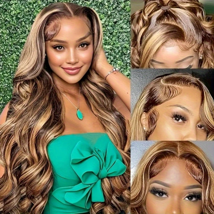 2 Wigs = $259 | 5x5 Glueless Wig 22'' Pre Everything and P4/27 Highlight Color 13x6 Lace Front Wigs 30'' - AlloveHair