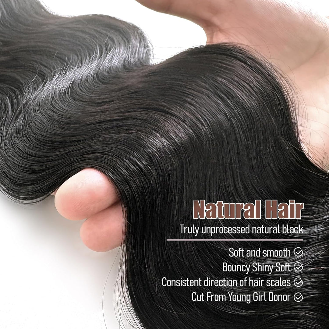 30 Inch Boby Wave Bundles 12A Burmese Human Hair 100% Unprocessed Raw Human Hair Extensions Thick Ends Virgin Hair - AlloveHair