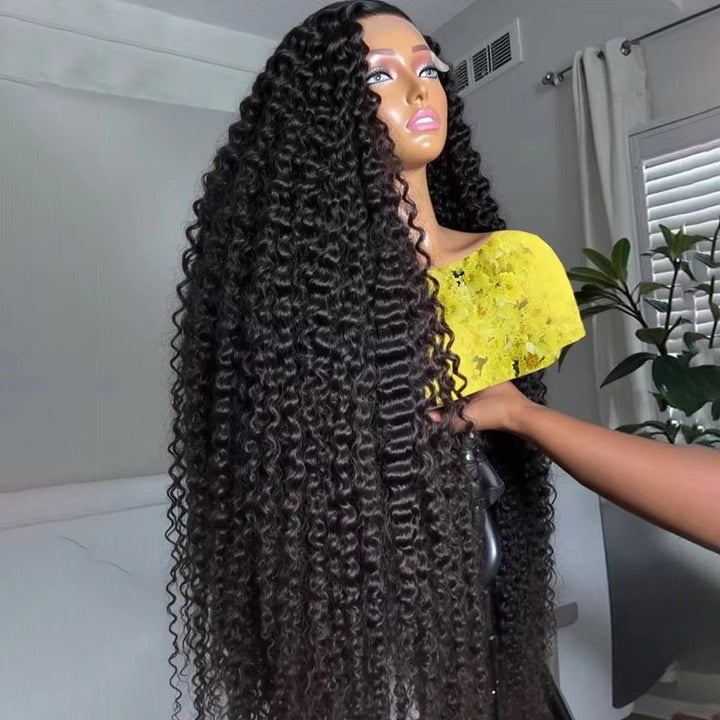 【THIN LACE】13x6 Full Lace Frontal Wig Skin Melt HD Lace Wig Deep Wave Pre Plucked & Bleached Glueless Wig