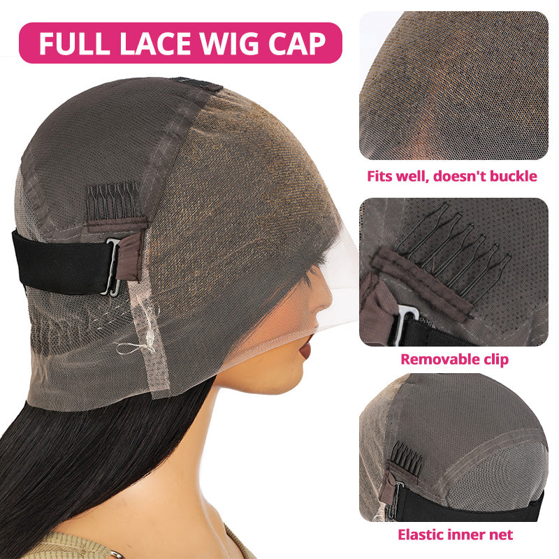 Loose Deep Wave Full Lace Wig | Free Parting Anywhere | 100% Human Hair | No Tangles - AlloveHair