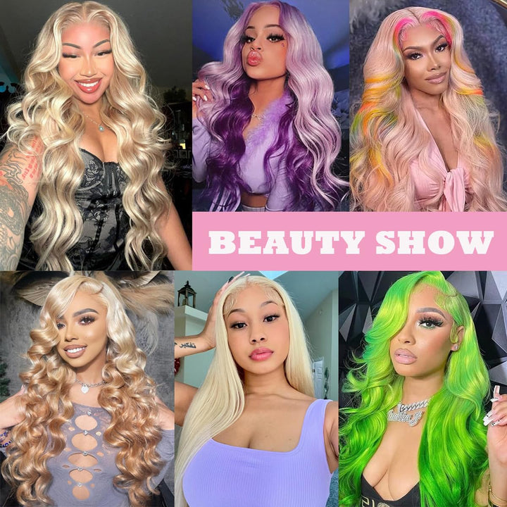 Allove 613 Blonde Body wave Hair 3 Bundles with 4*4 Lace Closure - AlloveHair