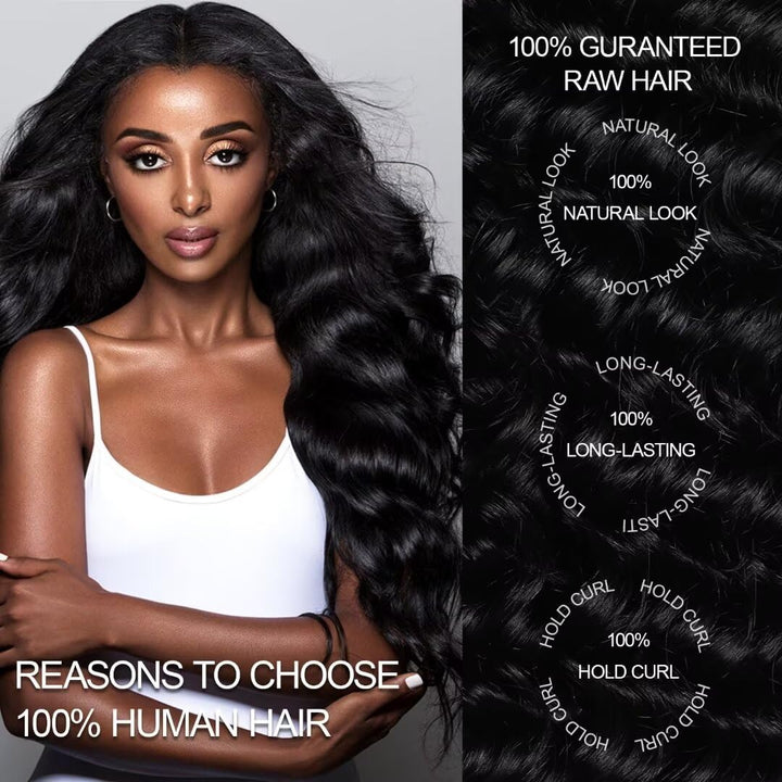 30 Inch Boby Wave Bundles 12A Burmese Human Hair 100% Unprocessed Raw Human Hair Extensions Thick Ends Virgin Hair - AlloveHair