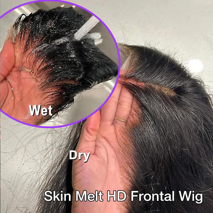 Deep Wave Snug Fit 360 Lace Frontal Wig 100% Human Hair Wigs For Women - AlloveHair