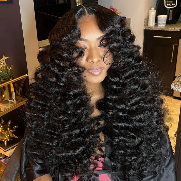 2 Wigs = $269 | 5x5 Glueless Wig 24'' Pre Everything and 13x6 Full Lace Front Wigs 30'' Highlight Color - AlloveHair