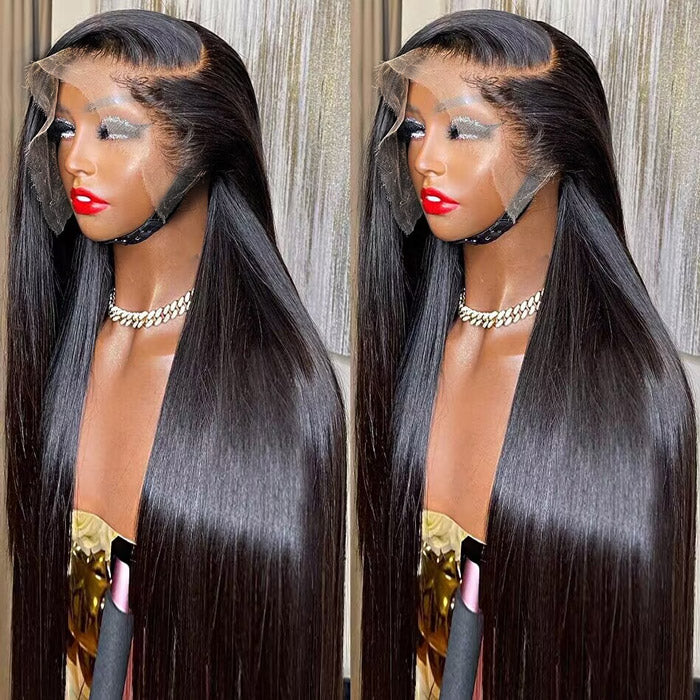 Transform your look effortlessly with Allove Hair's real HD lace frontal wig, featuring luxurious straight hair that flows beautifully at an impressive 30 inches. This glueless wig offers unparalleled ease of wear and a seamless blend with your natural hairline, ensuring you achieve a stunning and natural appearance.
