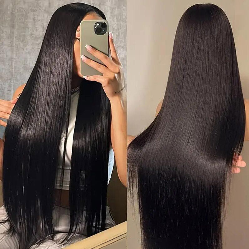 Allove Hair 30 Inch Long 13x4/13x6 HD Lace Frontal Wigs Pre-Plucked Natural Hairline Ready To Wear Human Hair Wig