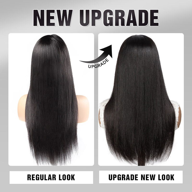 30Inch 5x5 HD Pre Plucked Wear and Go Lace Closure Wig Straight Hair Glueless Lace Wigs 200% Density