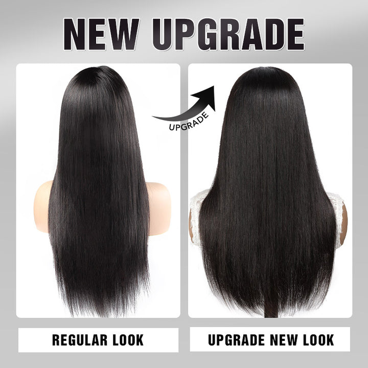 30Inch 5x5 HD Pre Plucked Wear and Go Lace Closure Wig Straight Hair Glueless Lace Wigs 200% Density