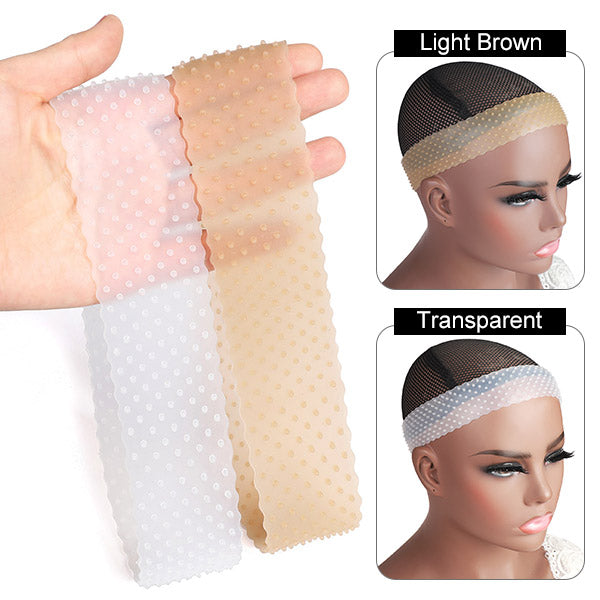 Silicone Wig Band 1Pcs Thick Non-Slip Elastic Silicone Wig Band - AlloveHair