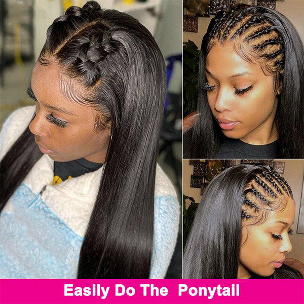 Allove Straight Hair Lace Front Wig 10A Grade Virgin Remy Human Hair Wigs - AlloveHair