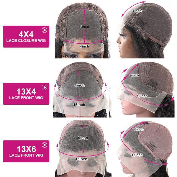 Allove Straight Hair Lace Front Wig 10A Grade Virgin Remy Human Hair Wigs - AlloveHair