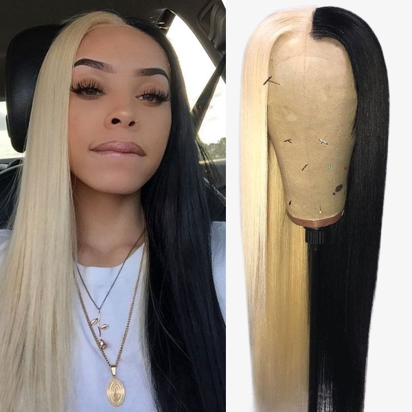 Discover a world of vibrant style with Allove Hair Colored Lace Wigs. This stunning 13x4 lace front wig features sleek straight hair that exudes elegance and sophistication. Available in a range of eye-catching colors, this wig allows you to express your unique personality while providing a natural look thanks to its high-quality lace construction.