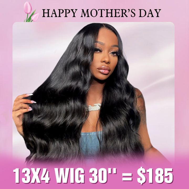 [Mother's Day Sale] Allove Hair 30 Inch Long 13x4 HD Lace Frontal Wigs
