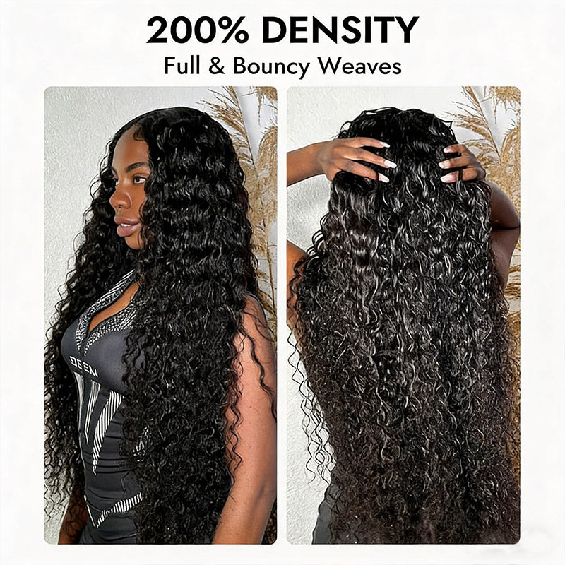 200% Density Deep Wave Wig Best 5x5 Lace Front Wigs Human Hair Glueless Wig No Glue Needed