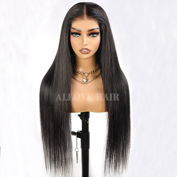 13x6 Straight Hair HD Glueless Lace Front Wigs For Women Pre Cut Lace PPB Wig