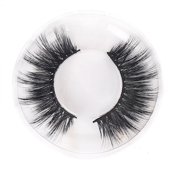 2 Pairs Eyelashes 3D Mink Lashes Handmade Fluffy Dramatic Lashes Cruelty Free Makeup Lashes