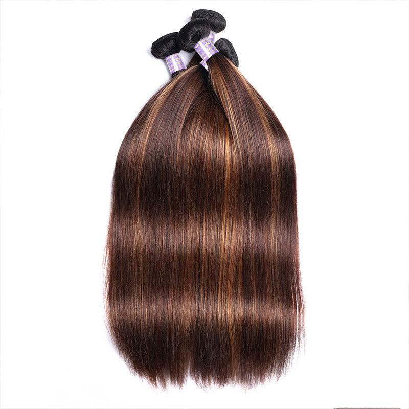 New Arrival #FB30 Highlight Straight Human Hair Bundles