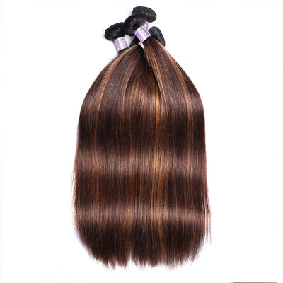 New Arrival #FB30 Highlight Straight Human Hair Bundles