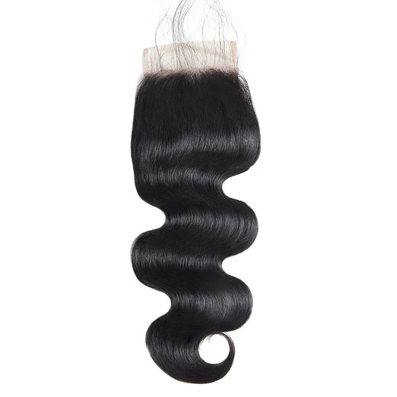 Allove Hair Straight/Body Wave 4*4 Lace Closure Virgin Human Hair