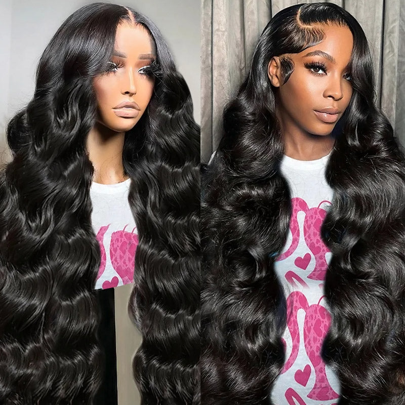 Allove 4x4 Glueless Lace Front Wig Body Wave Human Hair 5x5 Wear to Go - AlloveHair