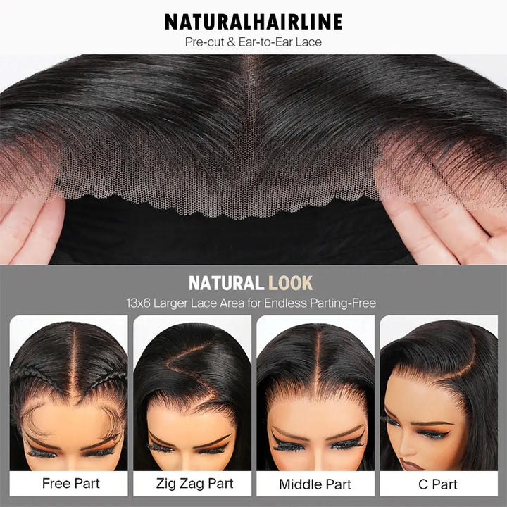 200 Density Ombre Blonde Red With Black Kinky Curly 13x4 13x6 HD Lace Front Wig With Pre Plucked - AlloveHair