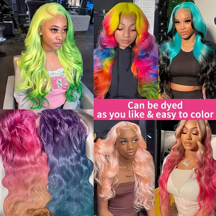 Allove 100% Human Hair 613 Blonde Color Body Wave 3 Bundles Hair Extensions