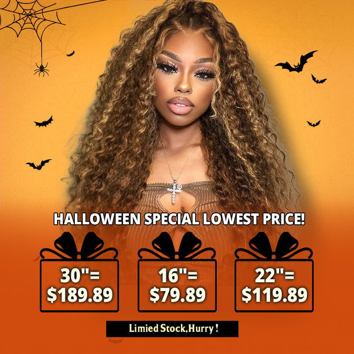 [ 70% OFF - No Code Needed] 13x4 30''= $189.89 13x6 30'' = $199.89 P4/27 Highlight Pre Cut & Pre-plucked & Bleached Knots Ready To Wear Lace Front Wig 180% Density