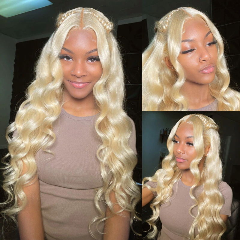 Pre Plucked Ready To Wear Wig | 613 HD Lace Front Wig Glueless 13x4 Body Wave Wig