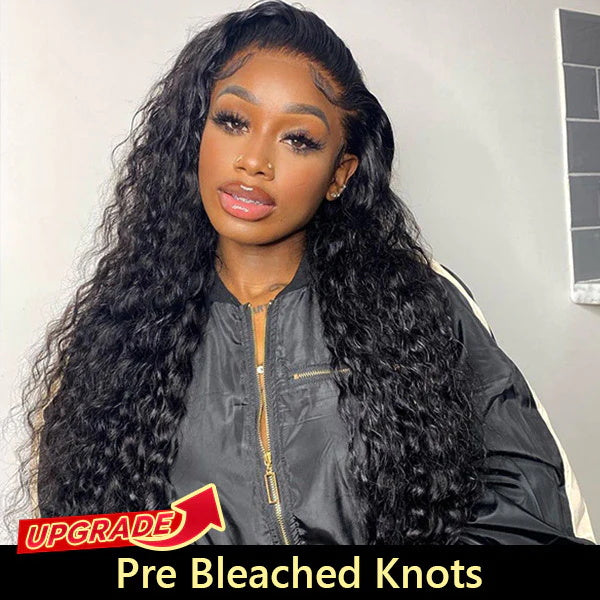 Bleached Knots Wear Go Wig | Water Wave 13x6 Undetectable Lace Front Wigs