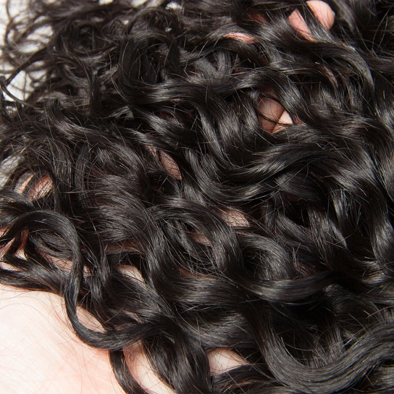 Allove Hair Peruvian Water Wave 4 Bundles Virgin Human Hair