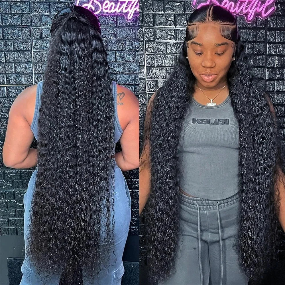 [13*4 Full Lace Front Wigs] Water Wave Human Hair Wigs Pre Plucked With Baby Hair