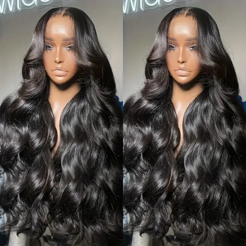 Allove 13X6 HD Lace Frontal Wig Body Wave Lace Front Wig 30Inch Lace Closure Wig Human Hair Wigs For Women Transparent Lace Wigs