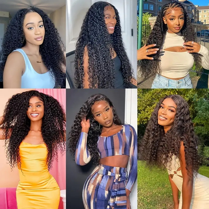 Allove Hair Malaysian Deep Wave 3 Bundles Virgin Human Hair