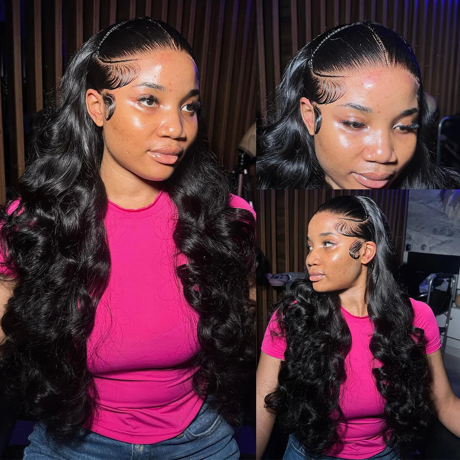 [13*4 Full Lace Front Wigs] Body Wave Human Hair HD Melted Lace Wig 180% Density