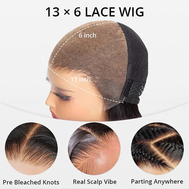 Allove 250% Density Honeyed Bliss Colored Straight 13x4/13x6 Full Lace Front Human Hair Wigs - AlloveHair