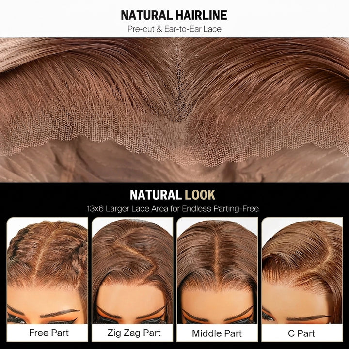 Allove Ombre Strawberry Blonde Color Body Wave 13X4/13X6 Full Lace Front 100% Human Hair Wig - AlloveHair