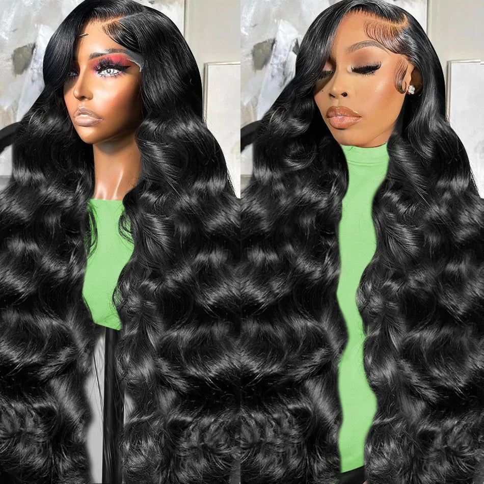 Allove 250% Customized High Density 13x4 HD Glueless Lace Frontal Wigs Pre Everything Wear to Go Wigs