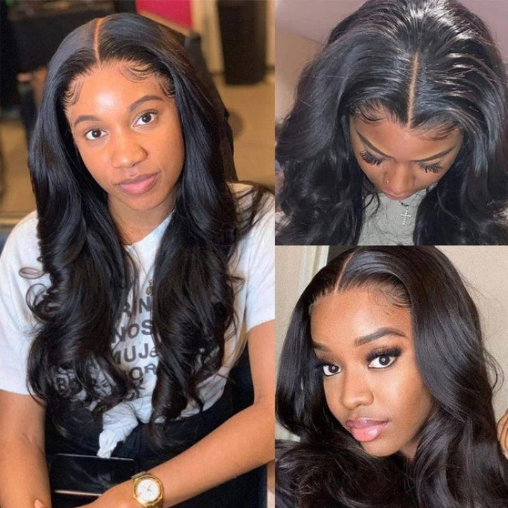 Body Wave 3 Bundles  with  360 Lace Closure Virgin Human Hair