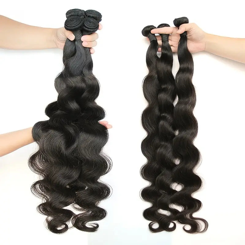 Allove Hair Brazilian Body Wave 3 Bundles Virgin Human Hair